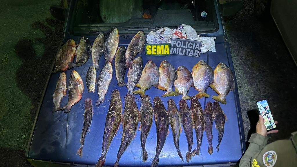 Fiscalização da Sema-MT apreende pescado e aplica R$ 14,5 mil em multas
