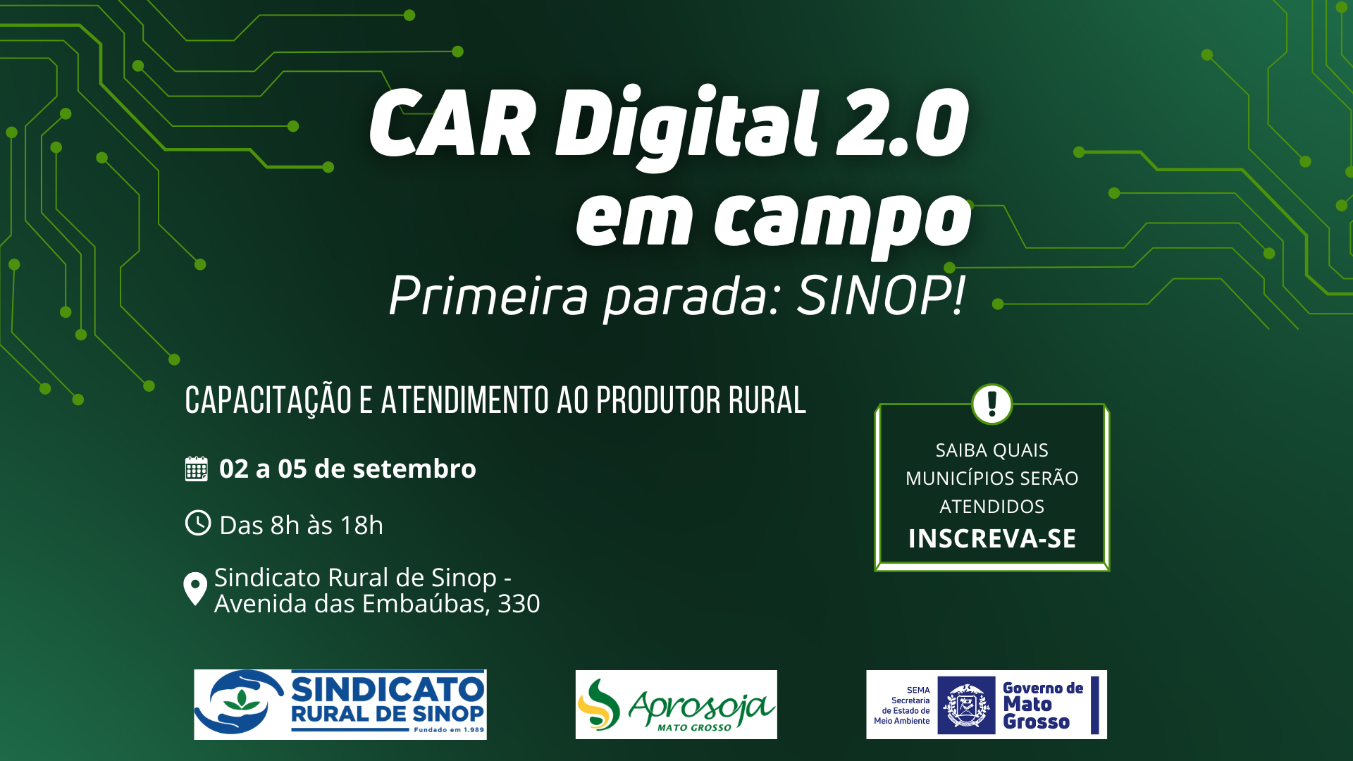 Car Digital 2.0 em Campo 