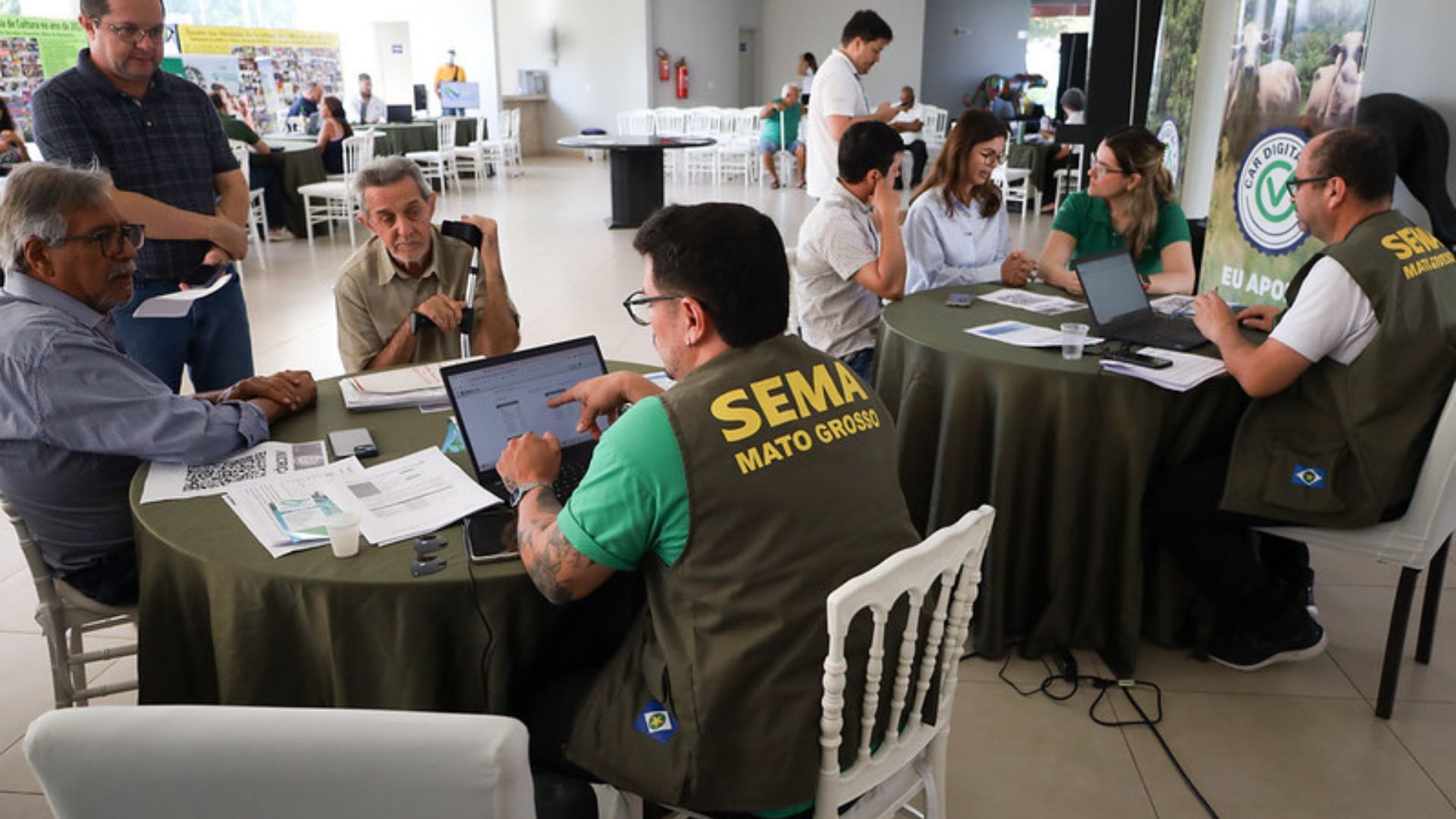 Mutirão leva a Diamantino e região serviços de regularização ambiental e orientação sobre incentivos financeiros
