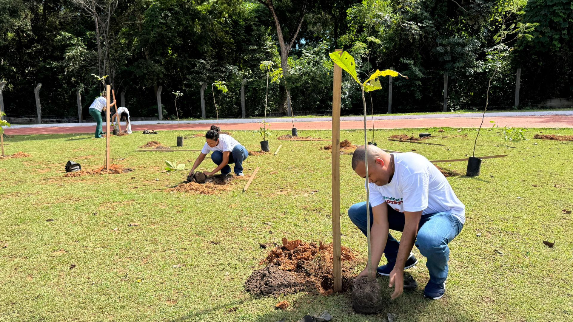 Parque das Águas recebe 200 novas mudas no Dia Internacional do Meio Ambiente