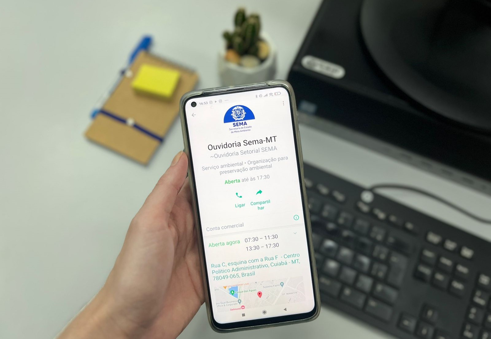 Ouvidoria da Sema tem novo número para denúncia de crimes ambientais via Whatsapp