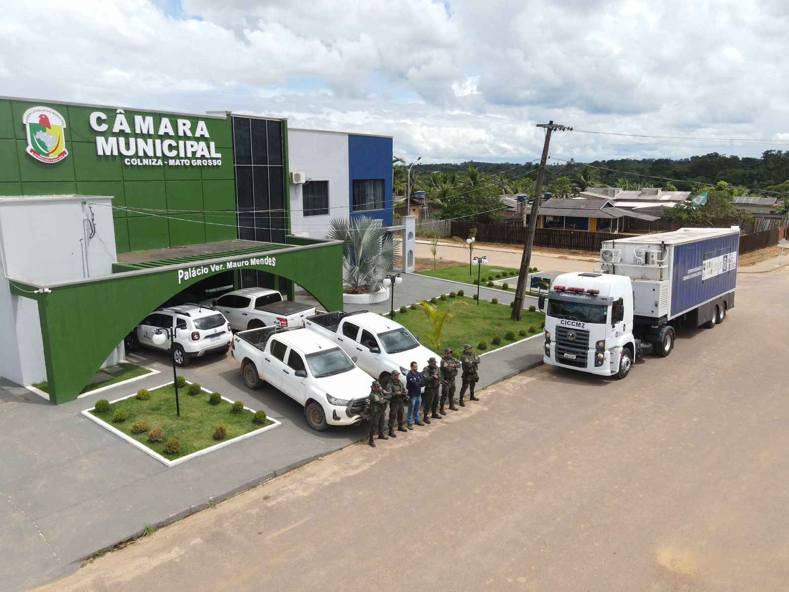 Governo utiliza Centro de Comando Móvel para combate ao desmatamento em Colniza