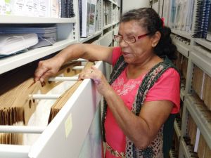 Comitiva da Suécia visitam biblioteca da Sema