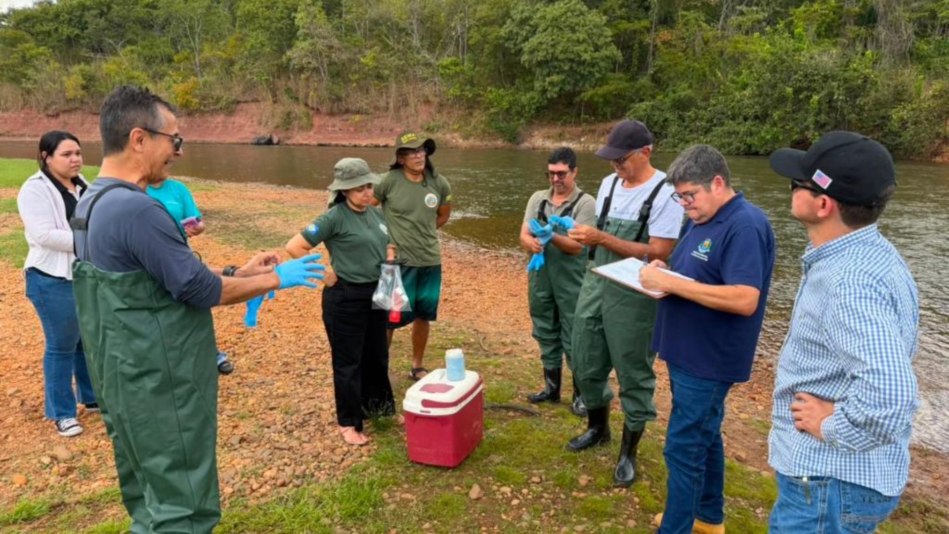 Sema capacita servidores para campanha que vai avaliar balneabilidade dos rios de Mato Grosso